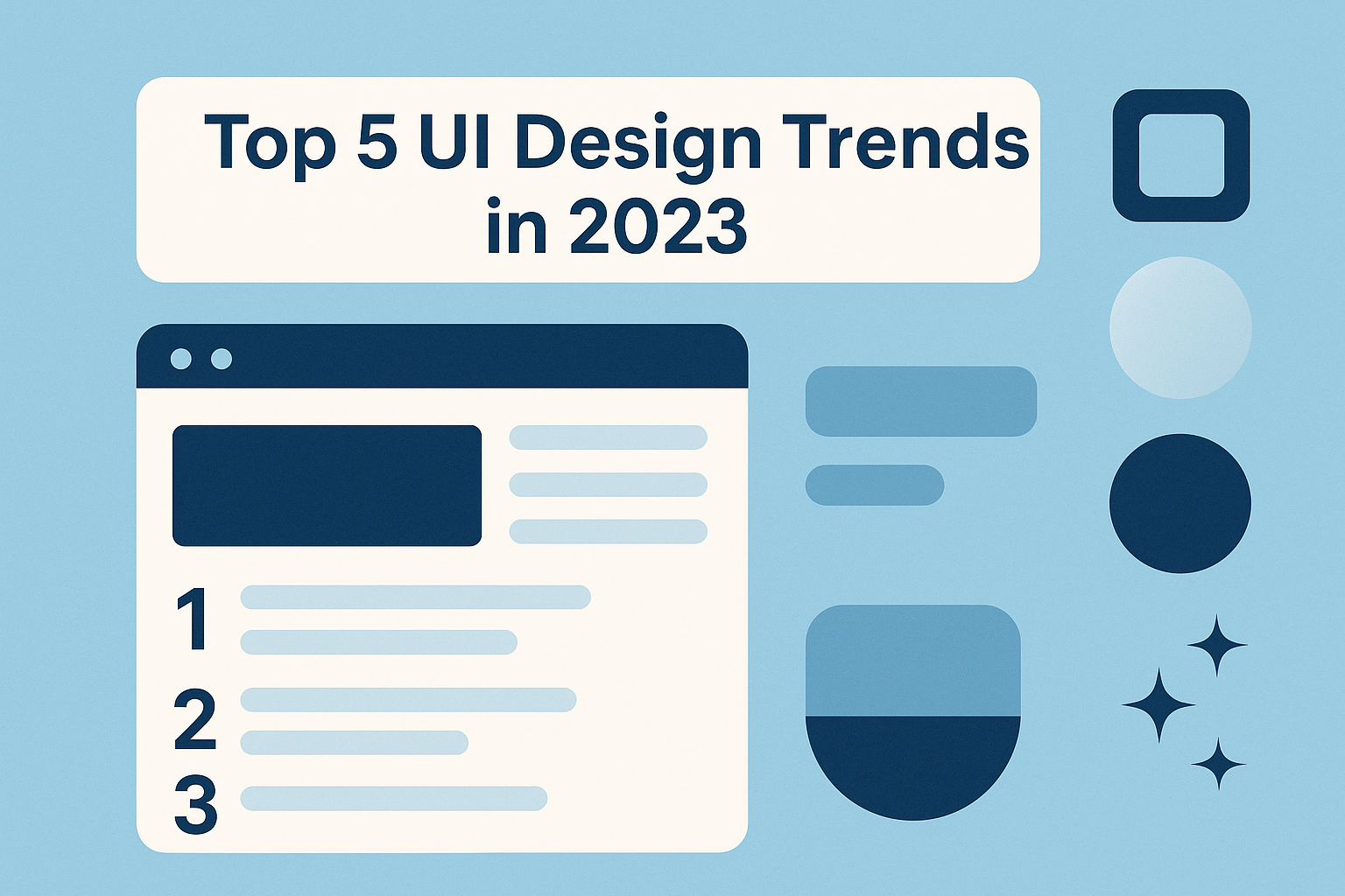 Top 5 UI Design Trends in 2023